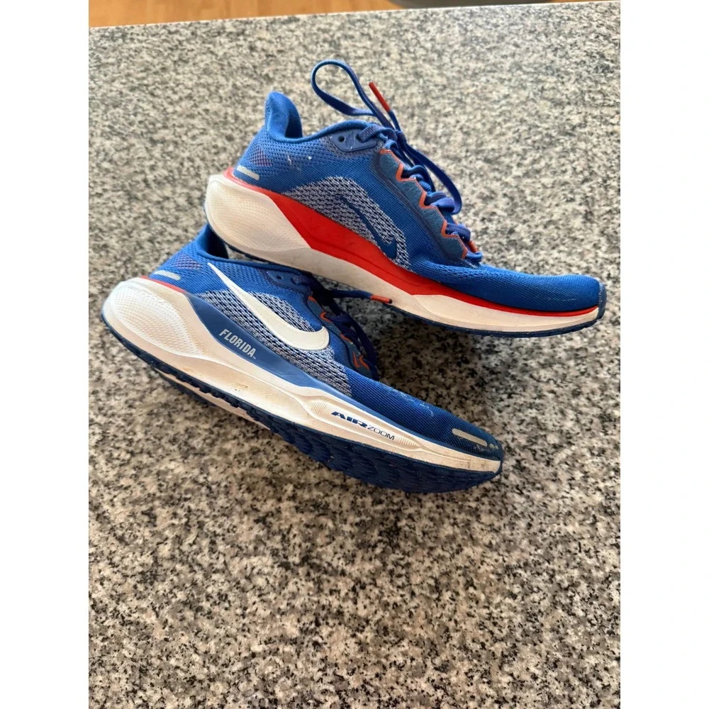 Nike Pegasus 41 Florida Gators Mens 7 Blue Orange FZ5113-400 Excellent Running